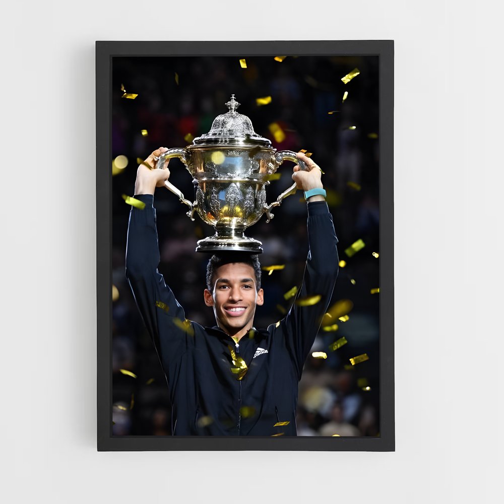 Poster La Victoire de Felix – affiche Tennis (vue 2)